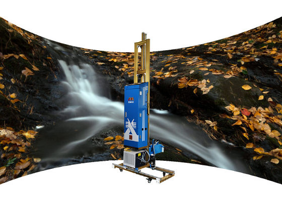 1.7 मीटर उच्च सटीकता 3 डी वॉल प्रिंटिंग मशीन 2880 डीपीआई