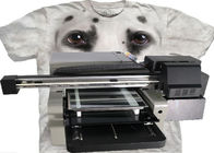 CMYKW टी शर्ट गारमेंट फाइबर क्लॉथ A3 फ्लैटबेड प्रिंटर मशीन